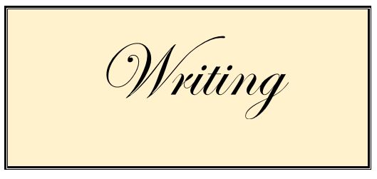Writing- separates us from the beasts